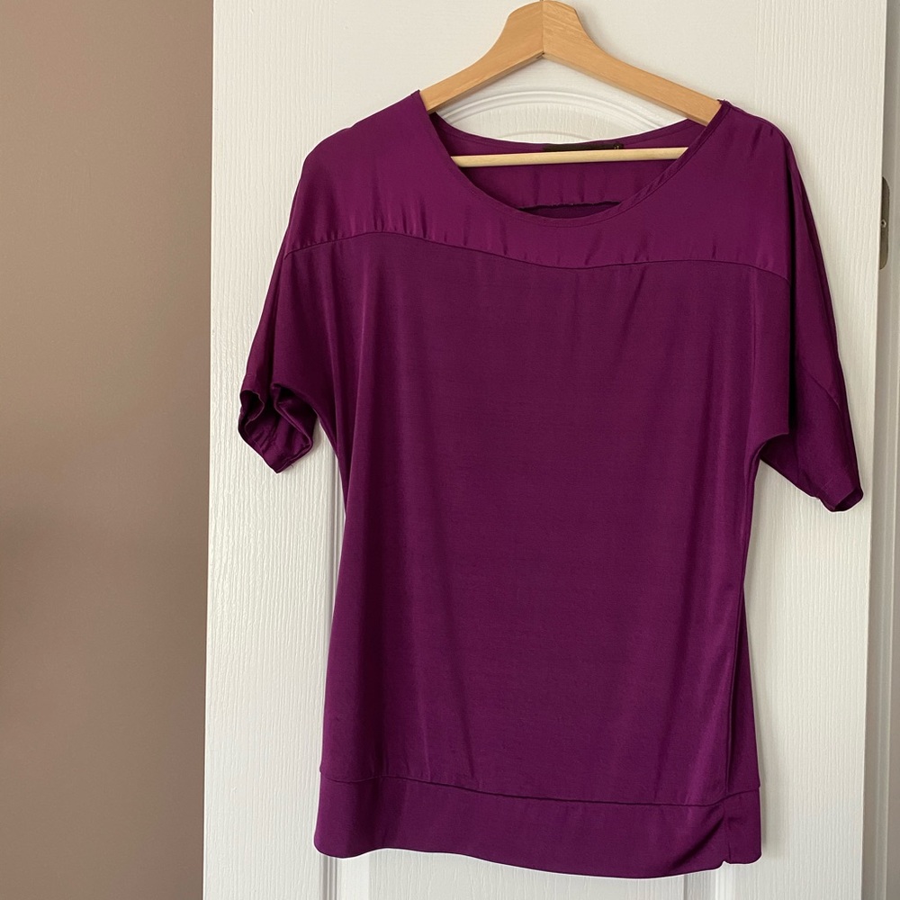 Purple shirt from The Limited